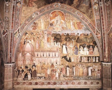  65 Galerie - Die Kirche Militant Und Triumphal 1365 Quattrocento Maler Andrea da Firenze